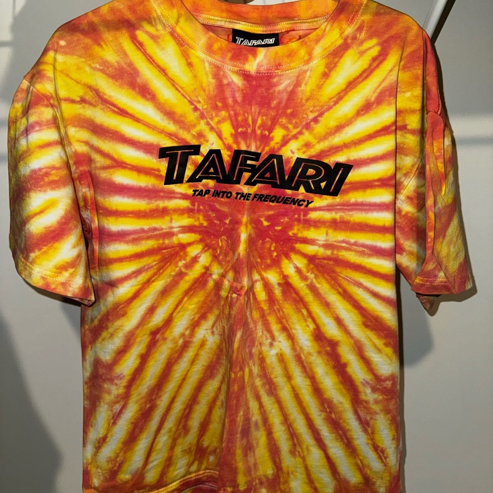 1 of 1 original orange Tafari tie die